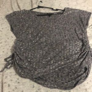 Gray  stretchy blouse. Perfect for business casual